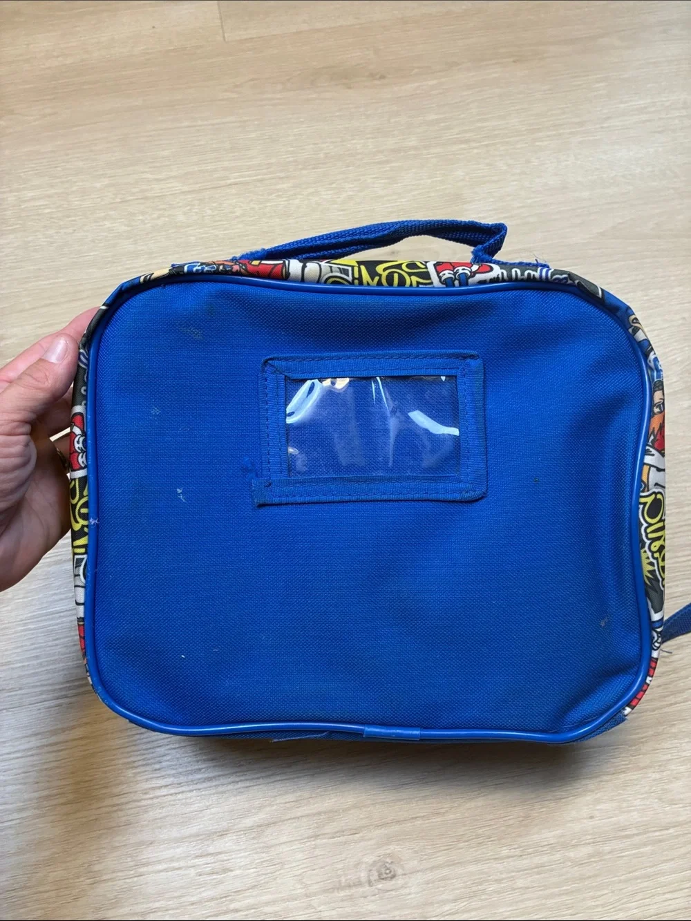 Blue Sonic The Hedgehog Lunch Bag